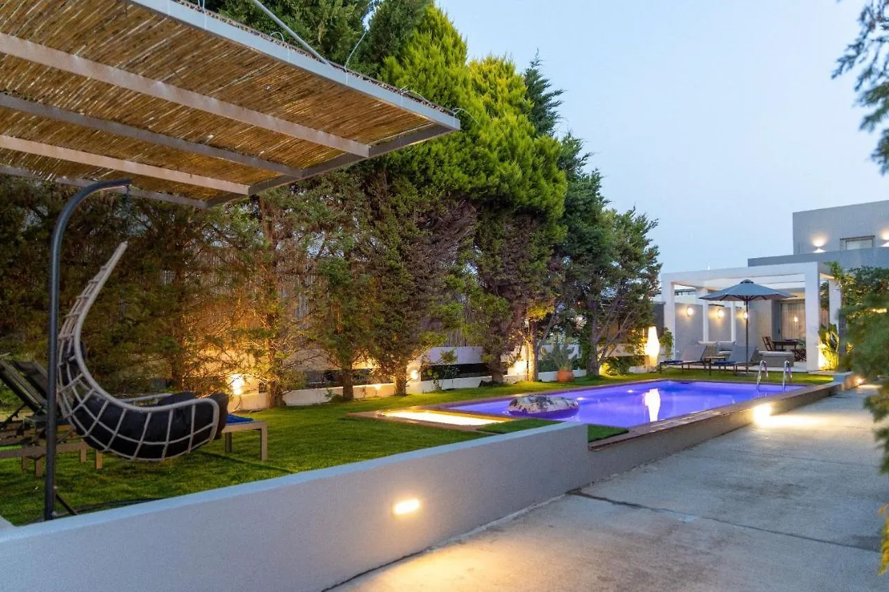 Luxury Villa Hestia Grey With Private Pool Rethymno