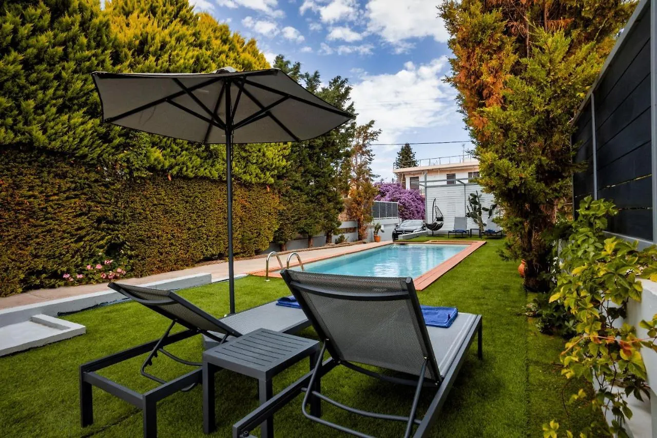Luxury Villa Hestia Grey With Private Pool Rethymno  Greece