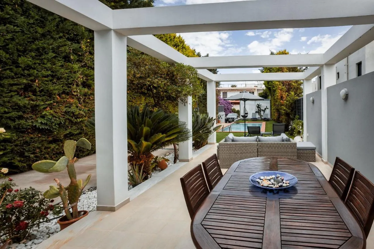 Luxury Villa Hestia Grey With Private Pool Rethymno  Greece